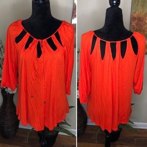 Vanessa Virginia Anthro Strung Symmetry Blouse